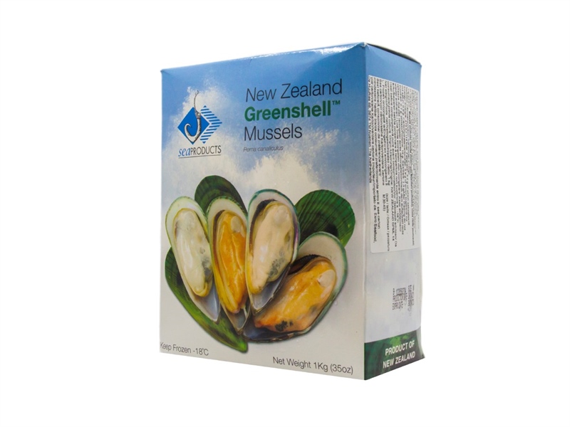 kiotviet_0d307eba24c63f3fe4f6de56008c0fb1 Vẹm Xanh Nữa Mảnh New Zealand (1kg) - Hộp - Ảnh 1