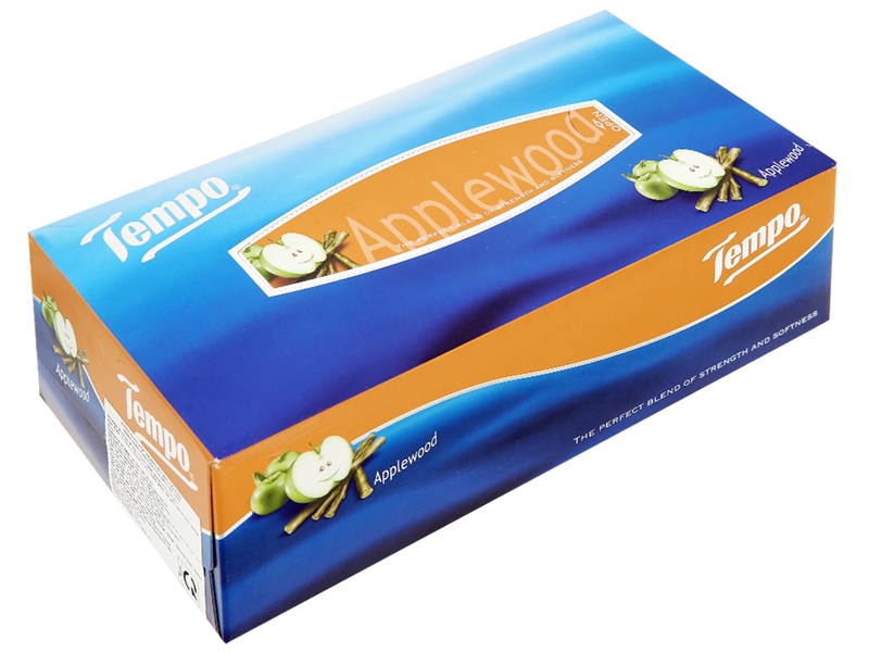 kiotviet_856d6452c0514ba5f63658b18e6cffc6 Khăn Giấy Hộp Hương Gỗ Táo Tempo (100g) - Hộp - Ảnh 1