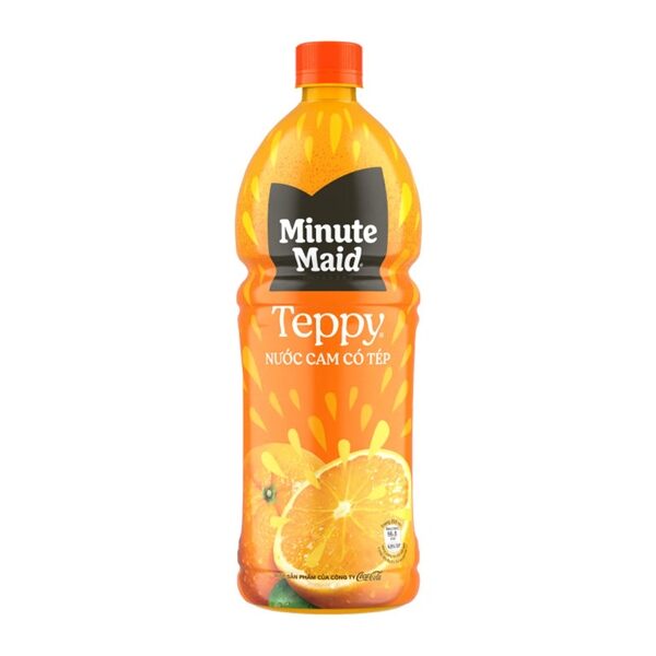Nước Ép Cam Có Tép Minute Maid Teppy (1L) - Chai