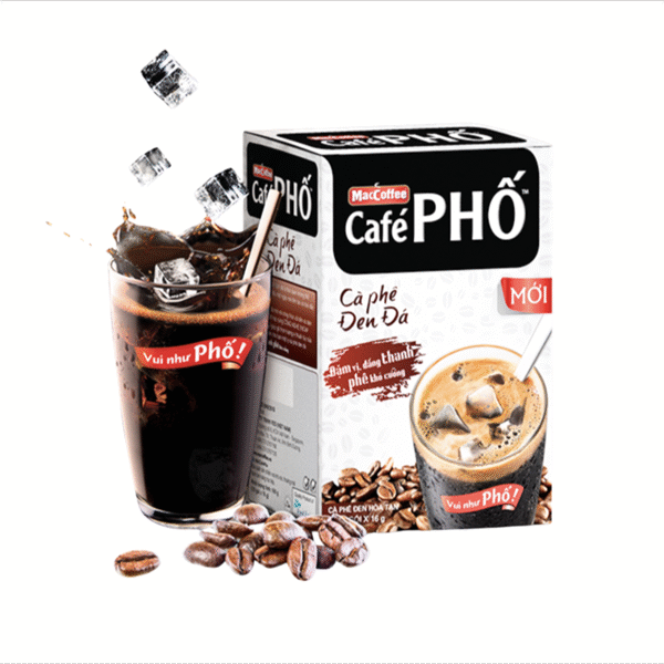 Cà Phê Phố Đen Đá MacCoffee (800g) - Gói