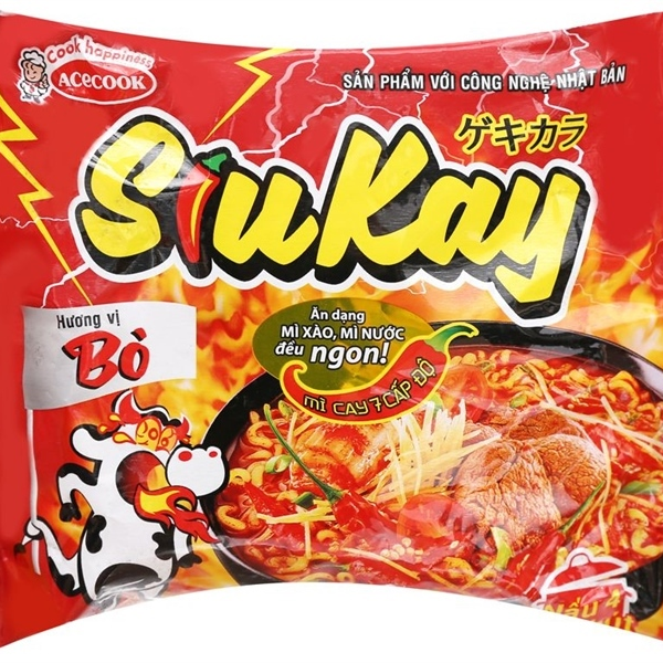 Mì Bò Siukay (127g) - Thùng
