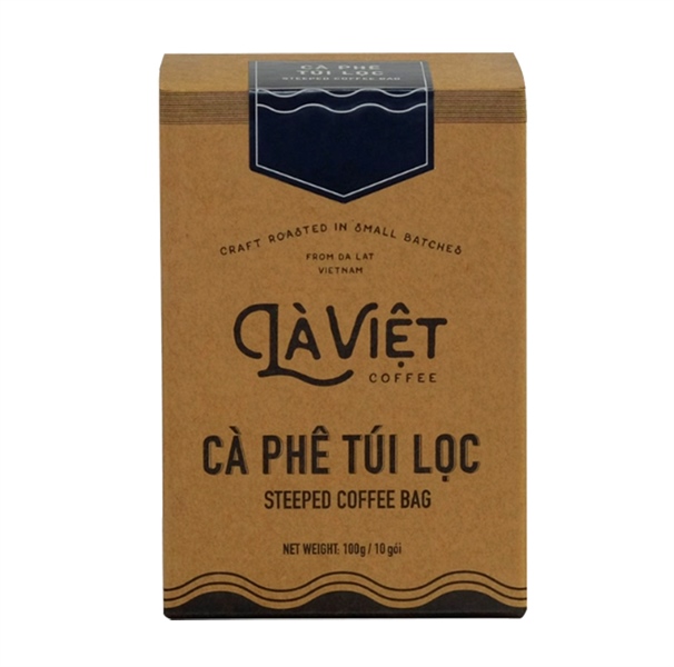 kiotviet_1615d73ed65e9e3166340e49fc56fd30 Cà Phê Túi Lọc Là Việt (100g) - Hộp - Ảnh 1