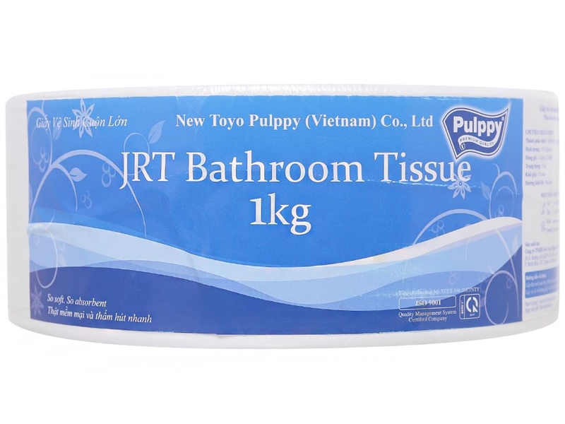 kiotviet_2c4e87a876256f2e72861e456d6200c8 Giấy Vệ Sinh Cuộn Lớn Pulppy (1kg) - Cuộn - Ảnh 1