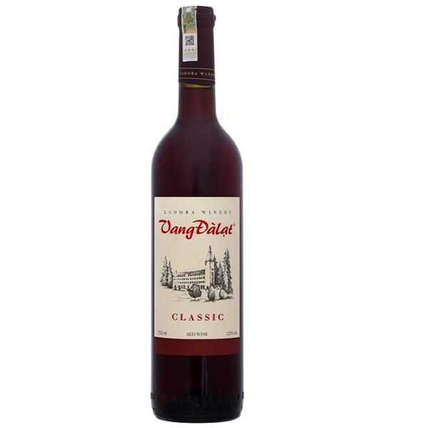 Rượu Vang Đỏ Classic Dalat 12% (750ml) - Chai