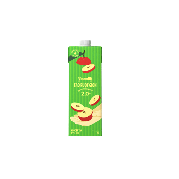 Nước Ép Táo Ruột Giòn Vinamilk (1L) - Hộp