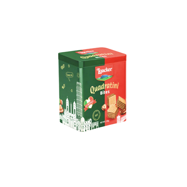 Bánh Xốp Bites Loacker Quadratini (105g) - Hộp