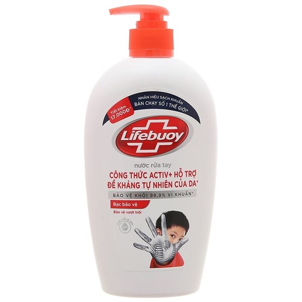 Nước Rửa Tay Lifebuoy (450g) - Bảo Vệ Vượt Trội 10