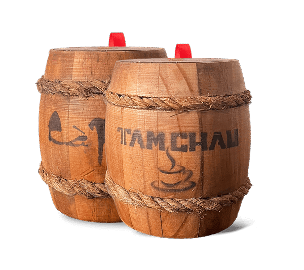 Cafe Bột Hộp Trống Tâm Châu (150g) - Hộp