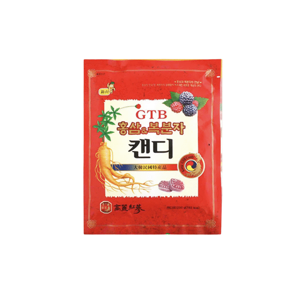 Kẹo Hồng Sâm & Phúc Bồn Tử Hàn Quốc (200g) - Gói