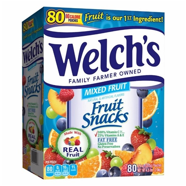 Kẹo Dẻo Trái Cây Mixed Welch's (2kg) - Hộp