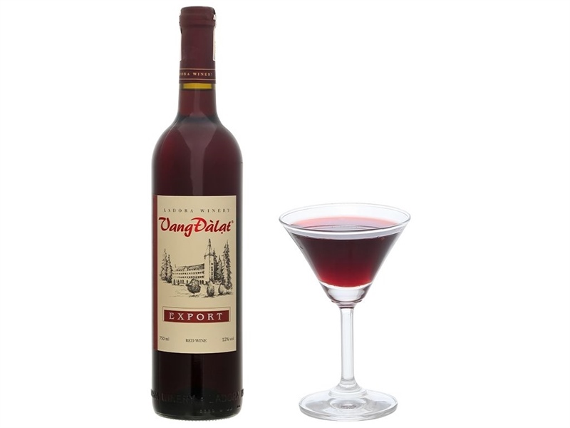 kiotviet_b4868ddcc935aada357d7378329d0e2f Rượu Vang Đỏ Export Dalat 12% (750ml) - Chai - Ảnh 1