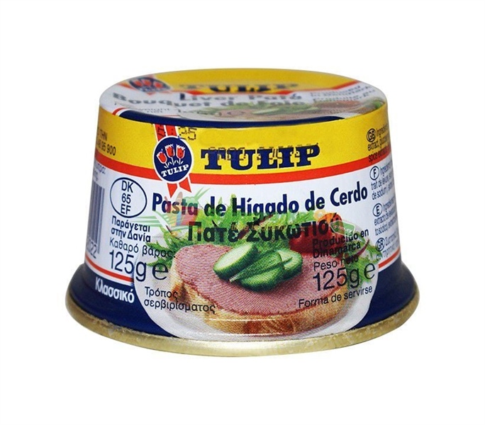 kiotviet_b6b76df4c8067c59ed9ef98eb2362068 Pate Gan Heo Classic Tulip (125g) - Hộp - Ảnh 1
