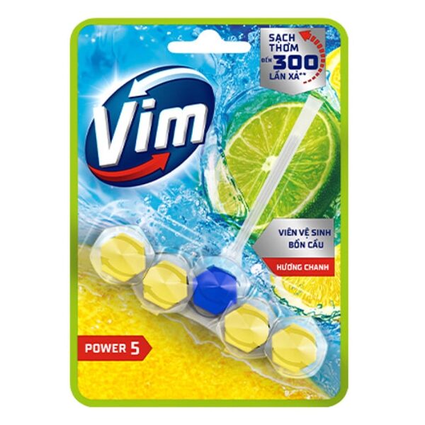 Viên Treo Bồn Cầu Hương Chanh Vim (50g) - Viên