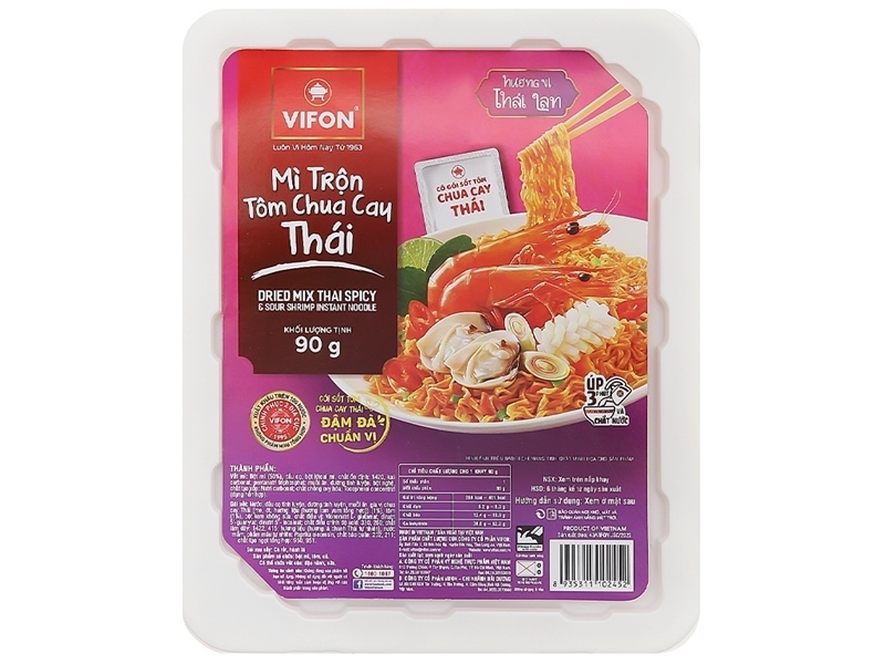 kiotviet_bfaf51bc7f0b80cefbdeda231f3381b1 Mì Trộn Tôm Chua Cay Thái Vifon (90g) - Thùng - Ảnh 1