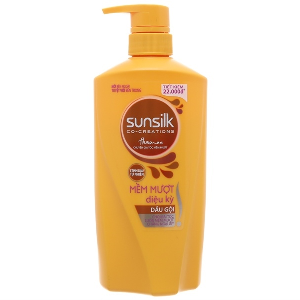 Dầu Gội Mềm Mượt Diệu Kỳ Sunsilk (650ml) - Chai