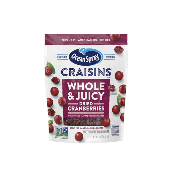 kiotviet_d4e9b3af6039b646b815a5d4365497ad Nam Việt Quốc Ocean Spray Craisins (1.8kg) - Gói - Ảnh 1