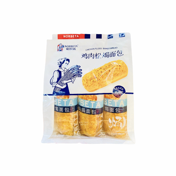 Bánh Mì Nướng Chà Bông Gà Phô Mai Norbeta (255g) - Gói