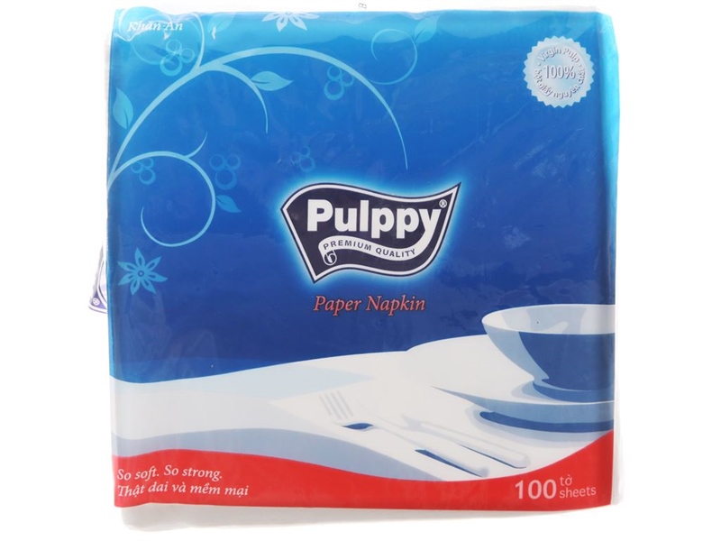 kiotviet_f12802c21c46f7e0fd685c1ba9a54531 Khăn Giấy Ăn Paper Pulppy 100 (Tờ) - Gói - Ảnh 1