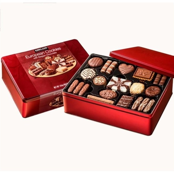 Bánh Hộp Thiếc European Cookies Kirkland (1.4kg) - Hộp